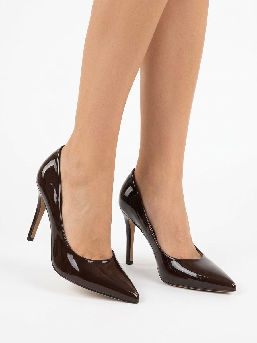 DECOLLETE IN VERNICE TACCO 9.5 CM -ANNABELLE-