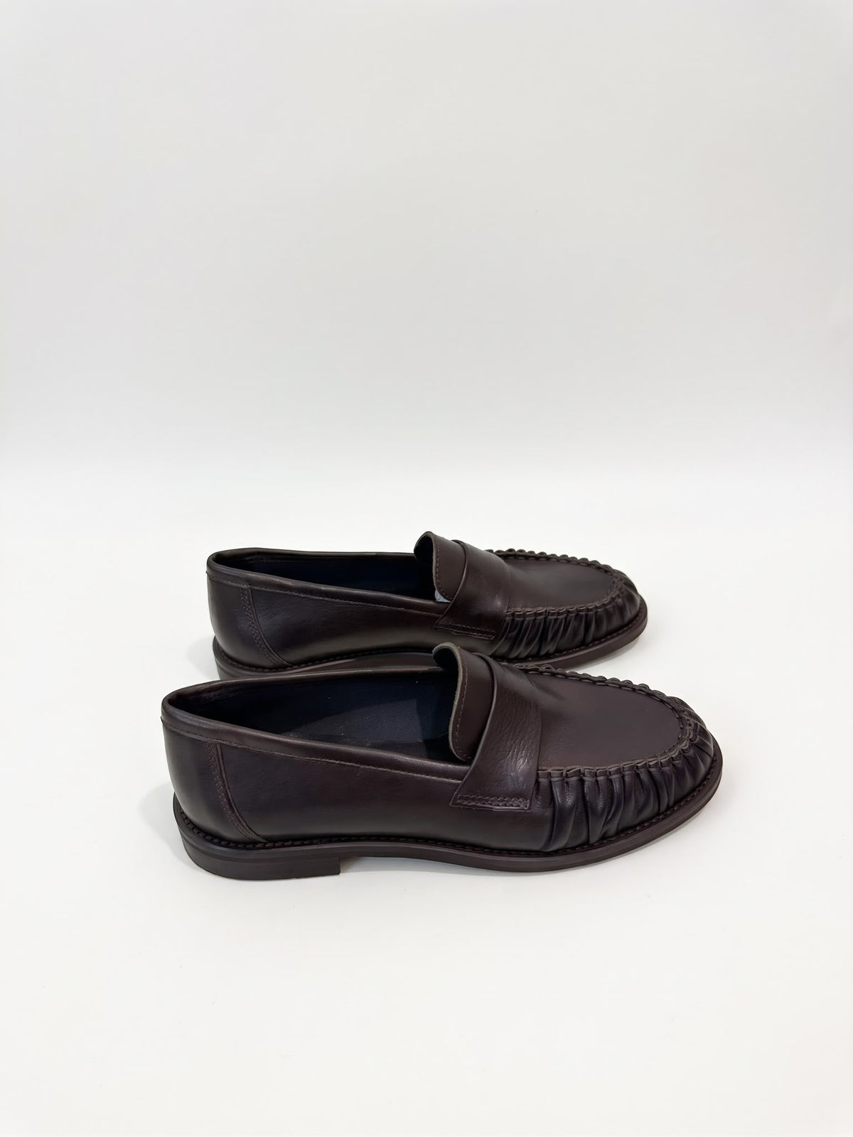 MOCASSINO ARTIGIANALE IN PELLE ARRICCIATA -MICHELLE-