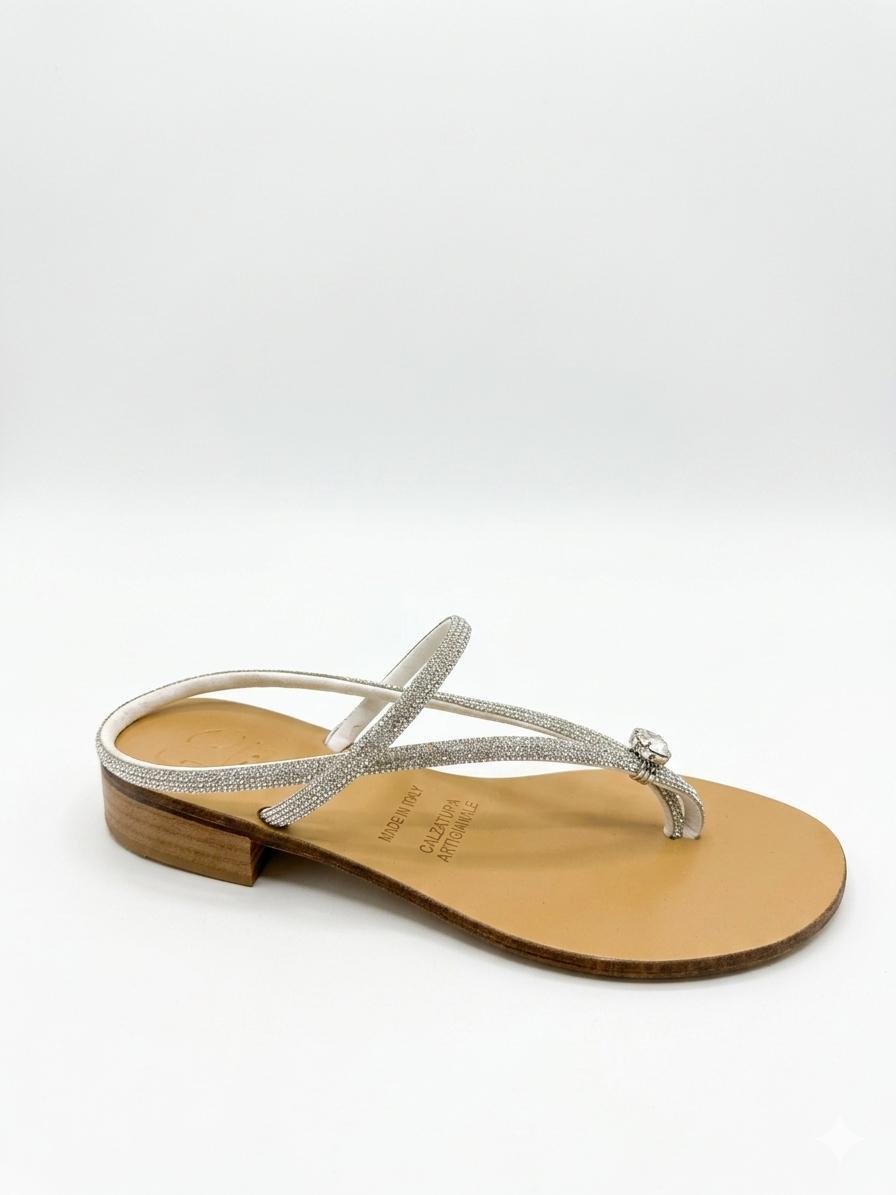 SANDALO POSITANO INFRADITO  -CHERRY-