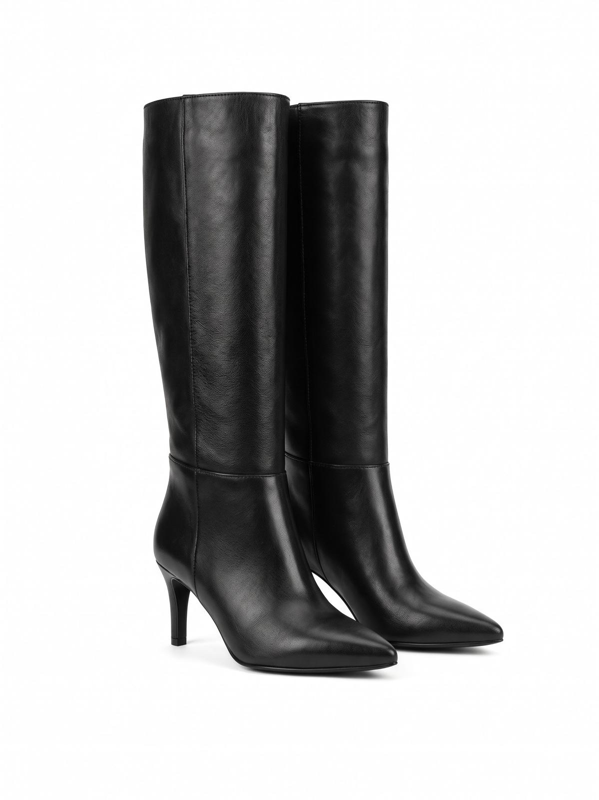 STIVALE ARTIGIANALE IN VERA PELLE TACCO 7 CM -CLEA-