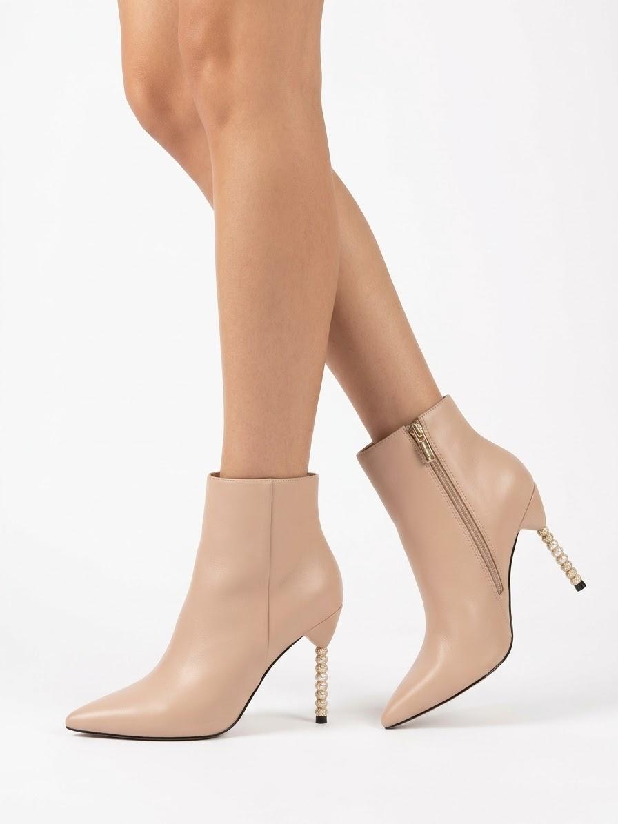 STIVALETTO KARISMA CON TACCO BRILLANTINATO -DIAMOND-