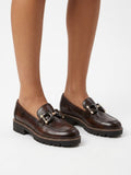 MOCASSINO TAMARIS CHUNKY IN PELLE CON FIBBIA