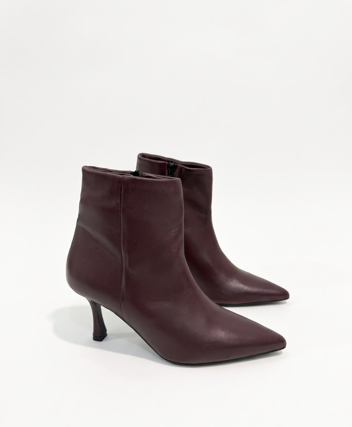 TRONCHETTO ARTIGIANALE IN VERA PELLE TACCO 7CM -DAYANA-
