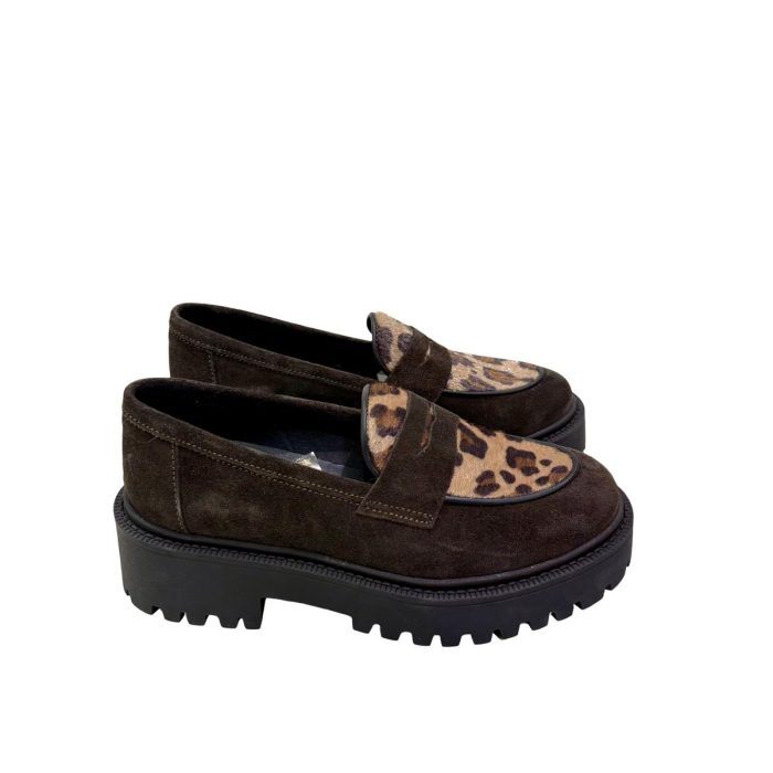 Mocassino testa di moro Animalier